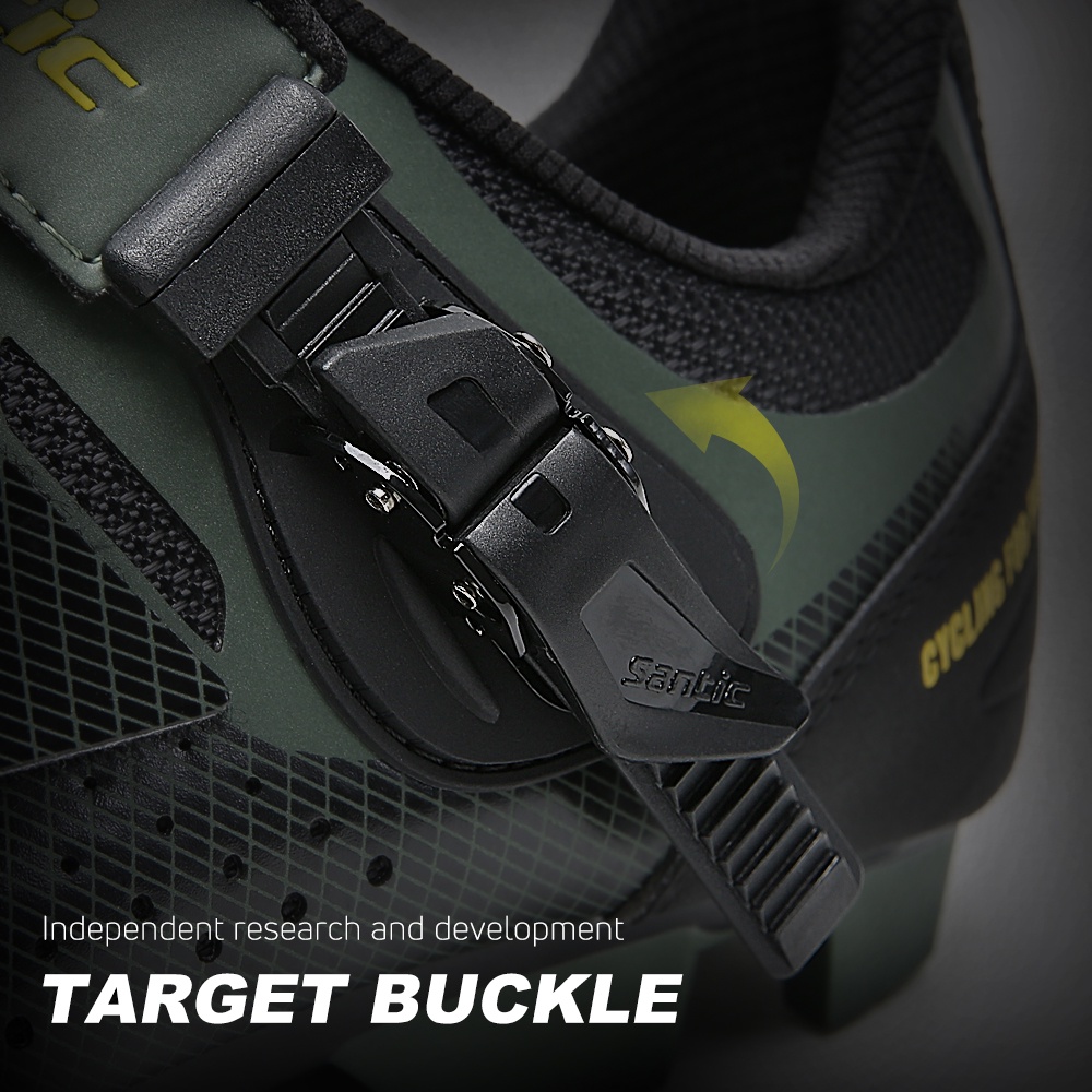 Santic MTB Shoes SPD Compatible Cycling Shoes Bicycle Mountain Lock Shoes Nylon Outsole Bicycle Mountain Bike Cycling Cleats Shoes S21030 Shopee Philippines