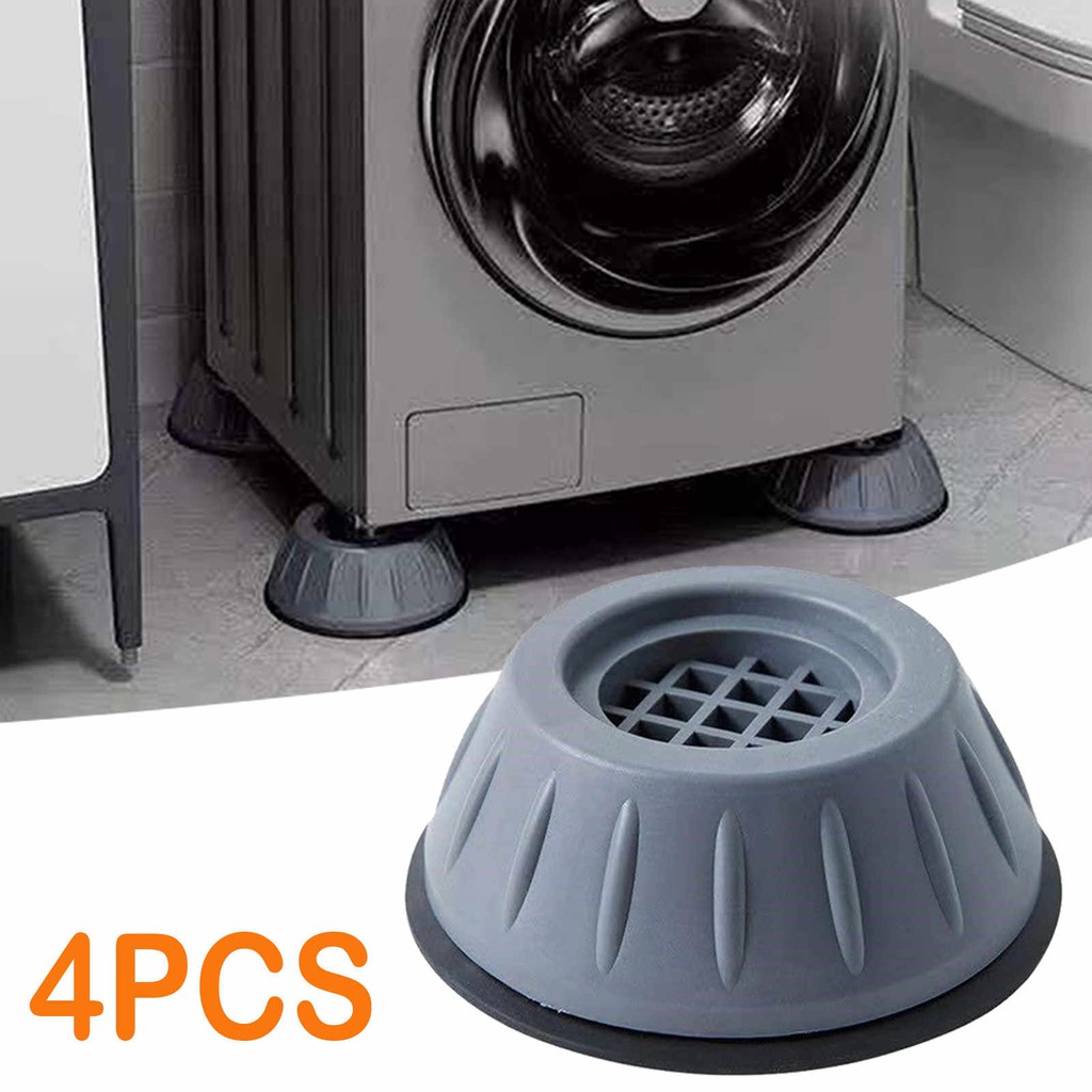 4Pcs/Set Washing Machine Foot Pads Antivibration Washer and Dryer Anti Slip Mat Rubber