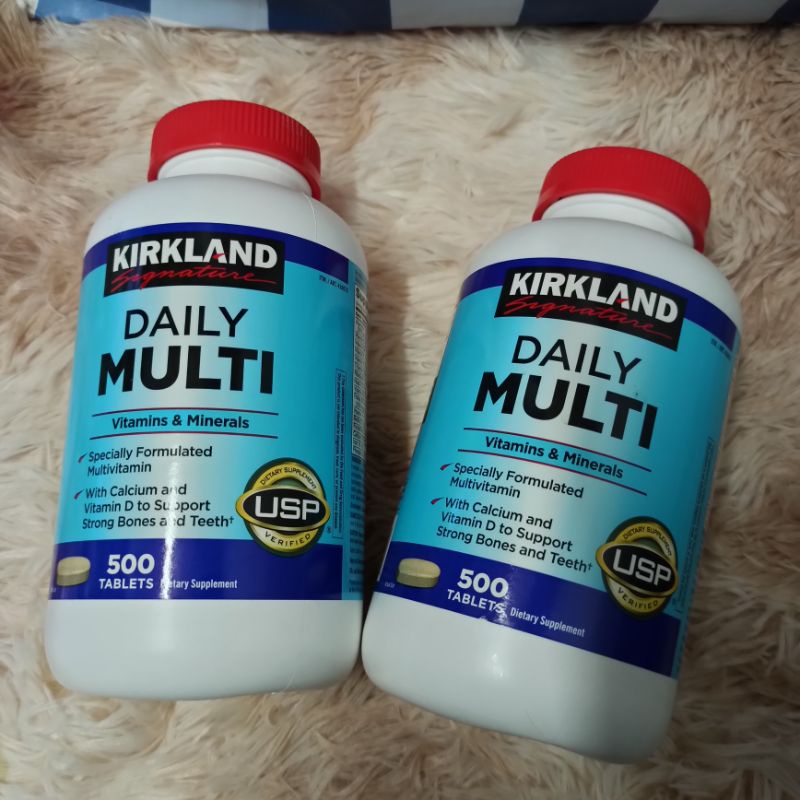 Kirkland Daily Multi Vitamins and Minerals 500 tablets Shopee Philippines