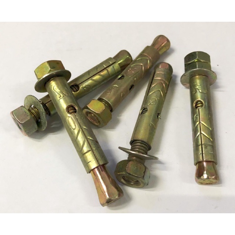PJ SLEEVE ANCHOR / WALL PLUG BESI / EXPANSION EXPANDABLE BOLT 1/4 5/16 ...