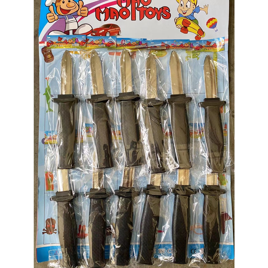 [Wholesale]12pcs Prank knife magic props magic knife 18cm | Shopee ...