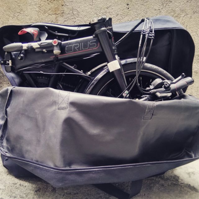 Folding discount bike bags