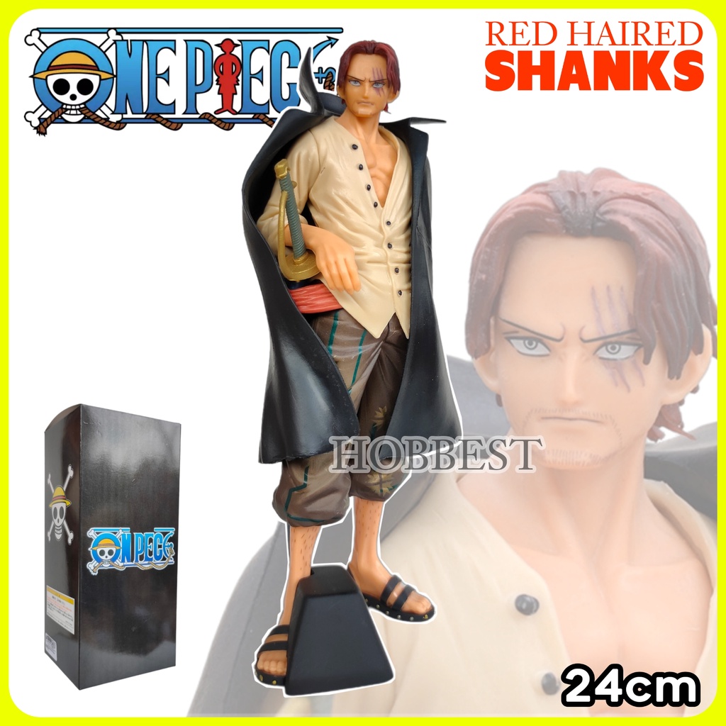 Action Figure One Piece: Red Haired Shanks 24cm - Miniature Topper 