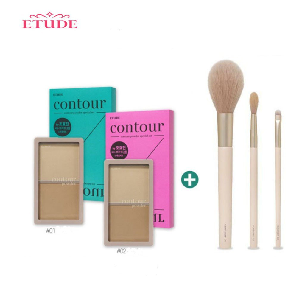 [Etude]Contour Powder Shadow Shading+contour Brush set/5g/KOREA DQSX Shopee Philippines