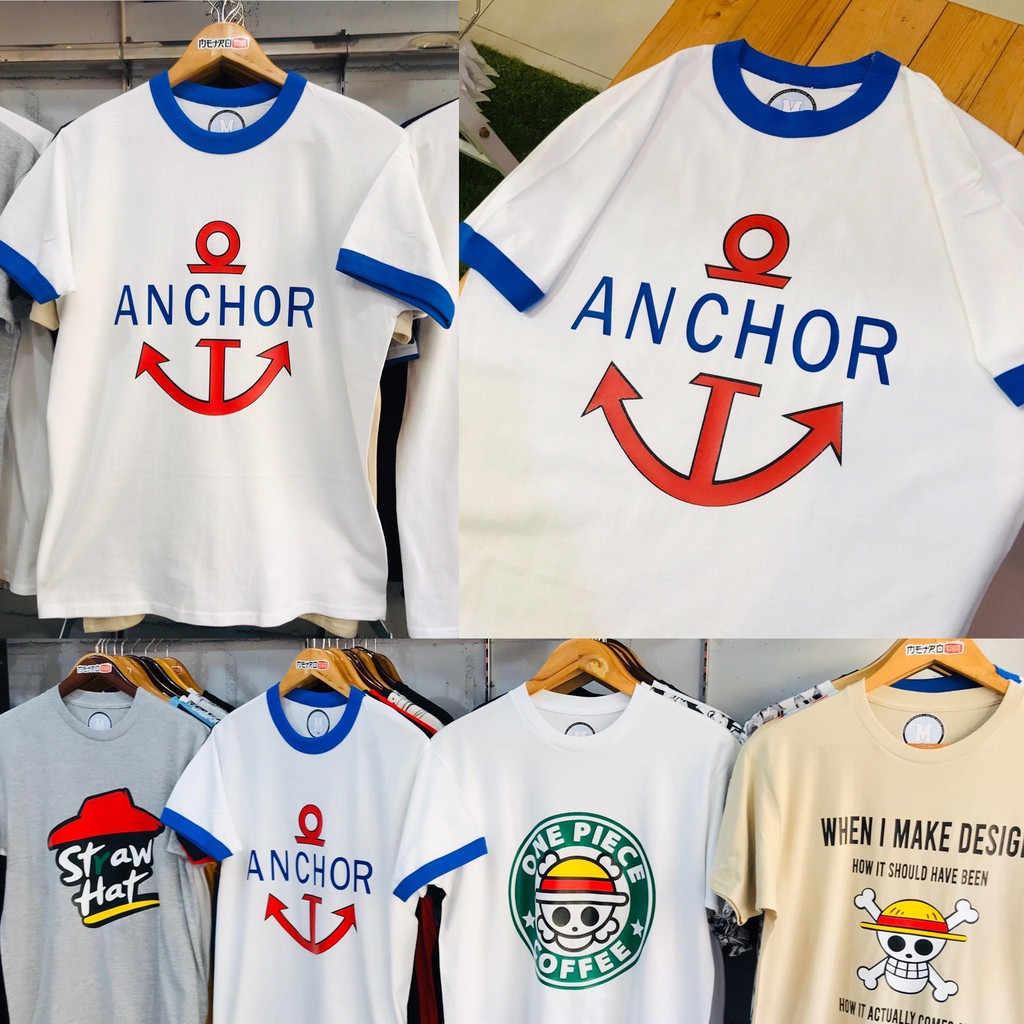 Luffy Anchor Cosplay Onepiece TShirt Shopee Philippines