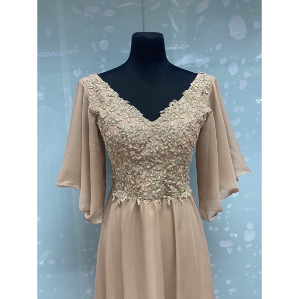 sachin and babi light blue dress Elegant Ninang Dress For Wedding Jade Couture By Jasmine K248062 Miami FL  Dresses Prom Social Occasion