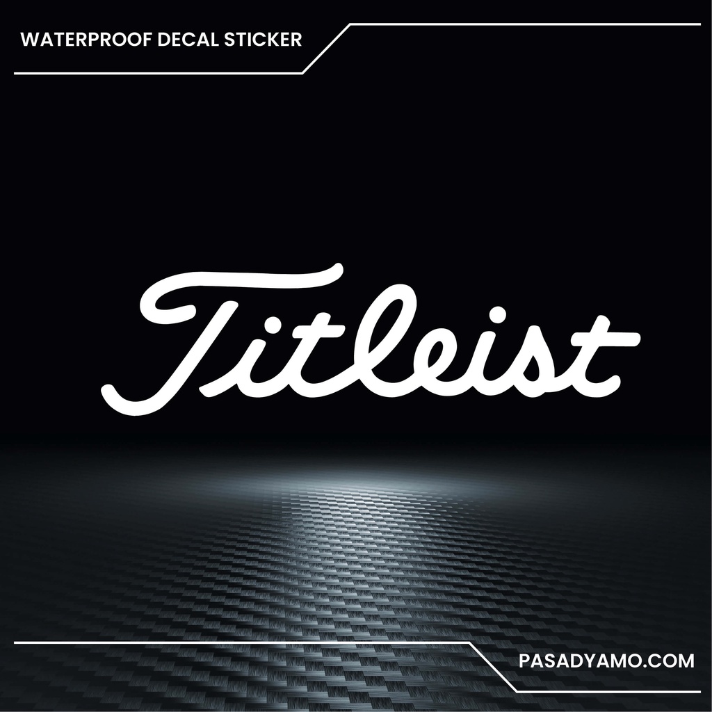 Titleist Logo Golf Decal Sticker for Cars Motorcycles Laptops ...