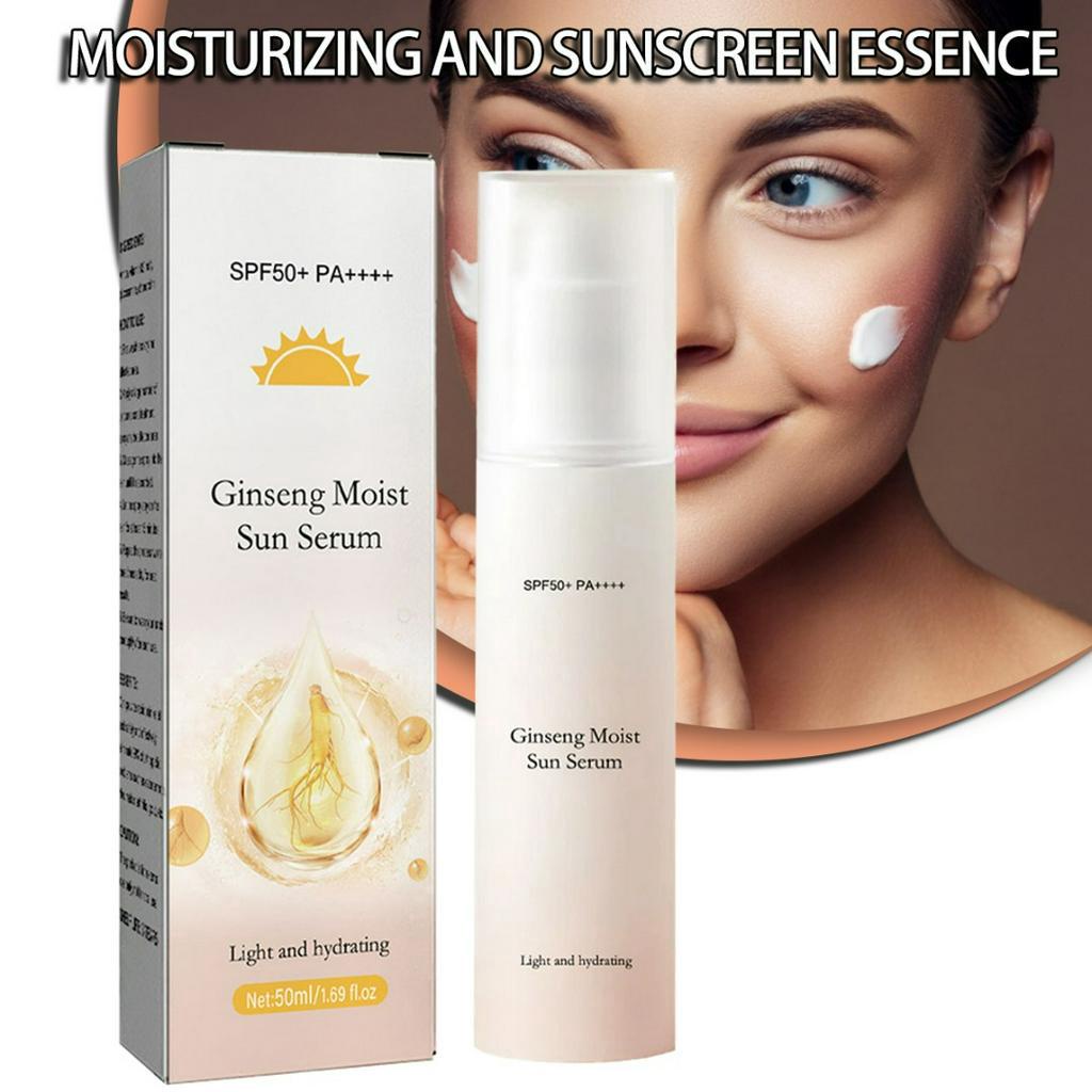 Ginseng Moist Sun Serum Sunscreen SPF50 PA++++ Moisturizing Skin Care