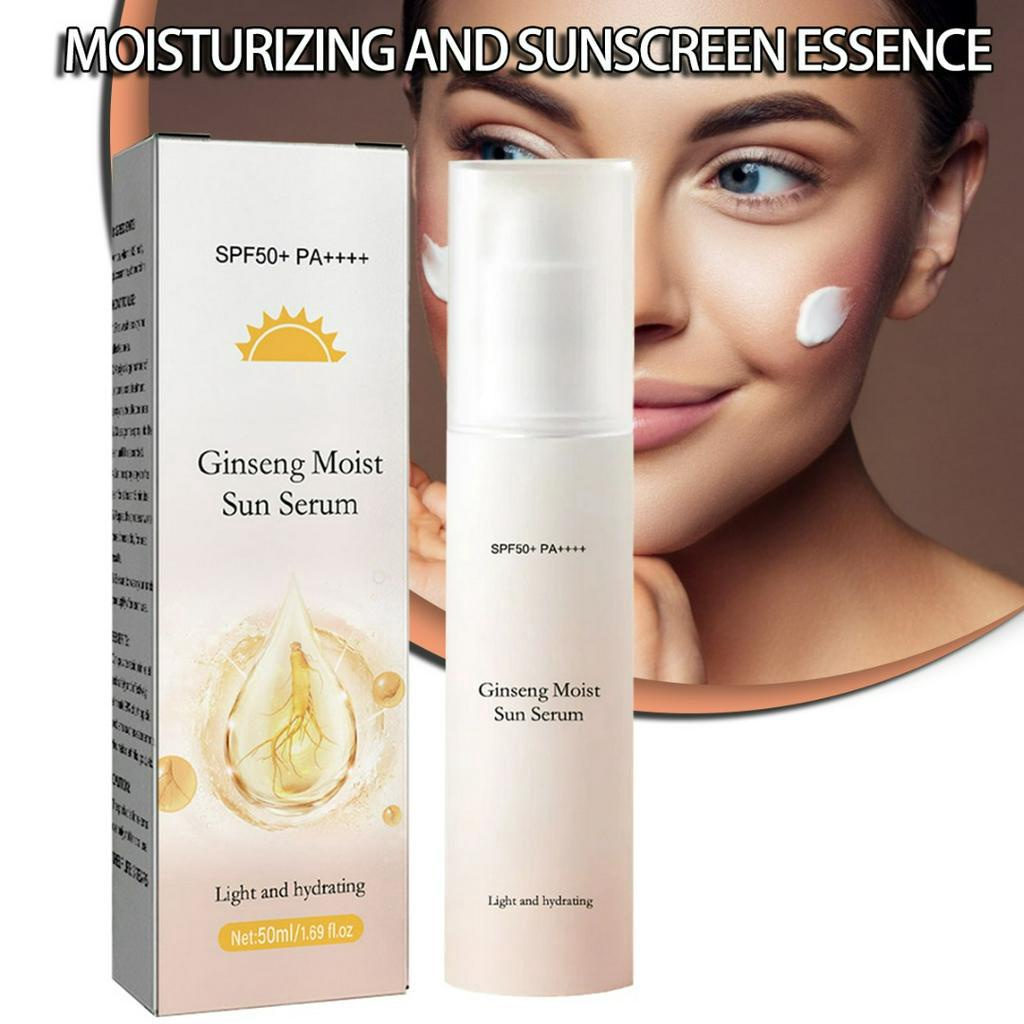 Ginseng Moist Sun Serum Sunscreen SPF50 PA++++ Moisturizing Skin Care ...