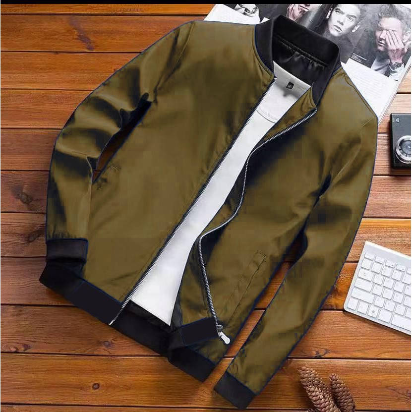 Myron Fashion Korean Style Bomber Jacket unisex casual menswear ...