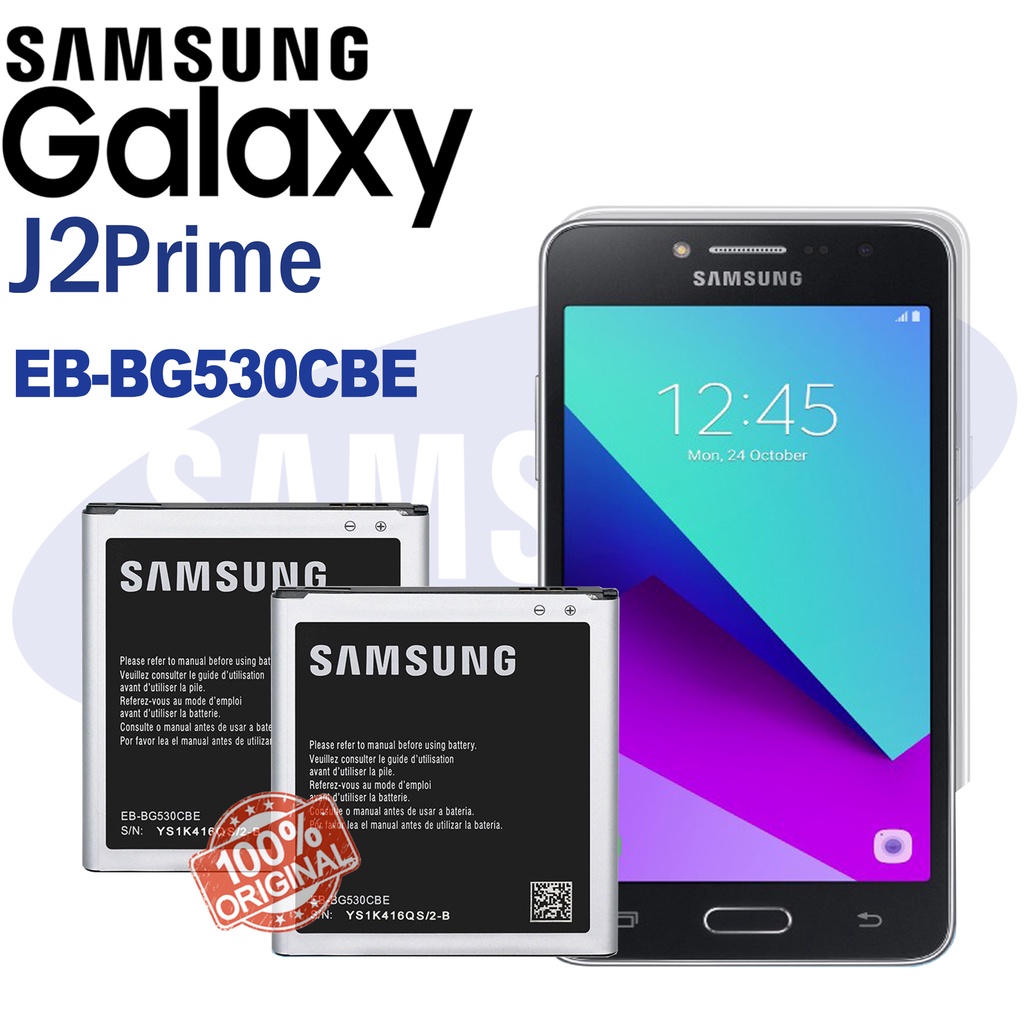 Samsung Galaxy J2 Prime Original Battery Model EB-BG530BBE | Shopee ...