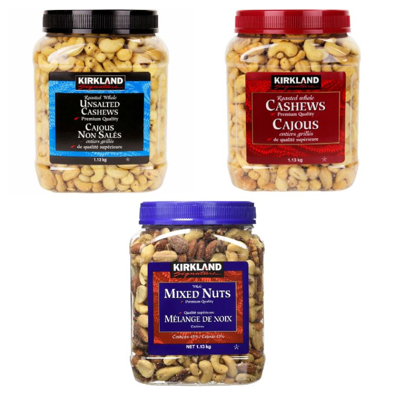 Kirkland Signature Mixed Nuts Unsalted Cashews Roasted Whole Cashews 1.13kg Shopee Philippines