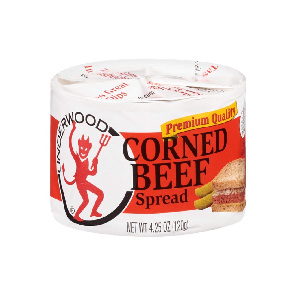 Underwood Canned Meat Spreads (Deviled Ham, Roast Beef, Corned Beef