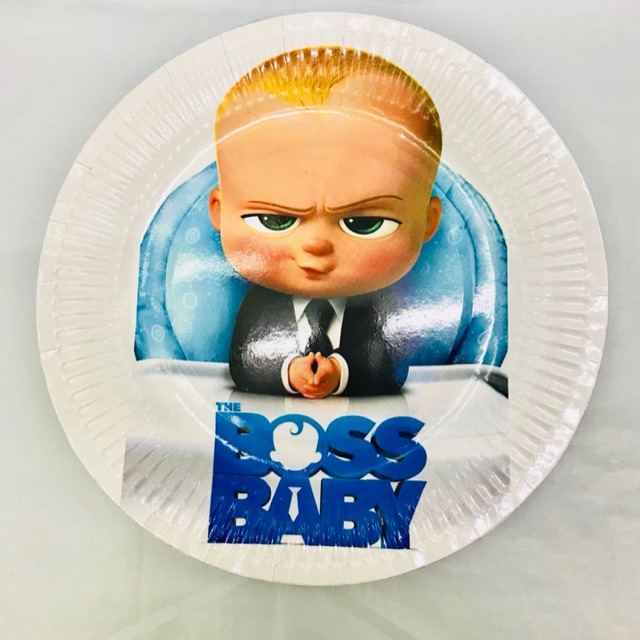 Boss baby paper plate 40pesos/10pcs | Shopee Philippines