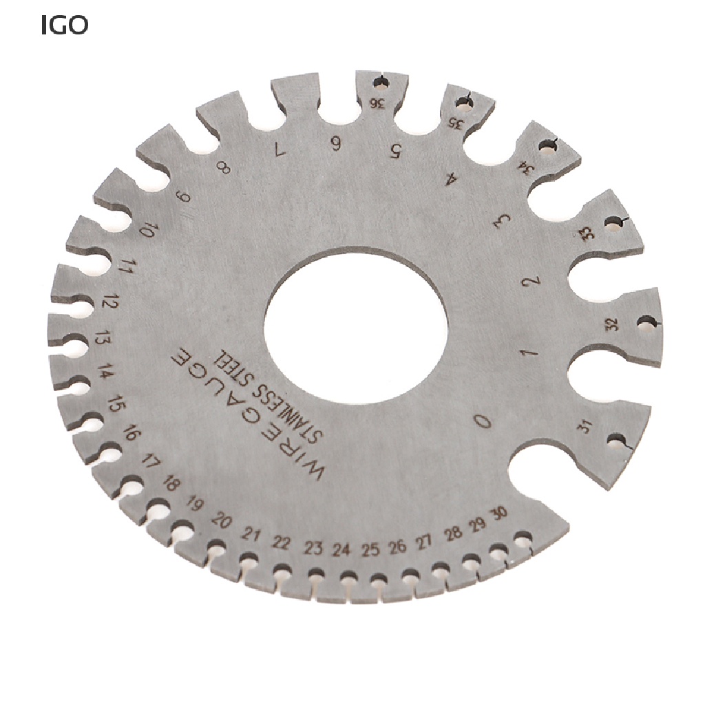 IGO Wire gauge metal round wire diameter gauge diameter gauge measuring ...