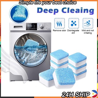 10Pcs Washing Machine Cleaner Descaler Deep Cleaning Tablets For
