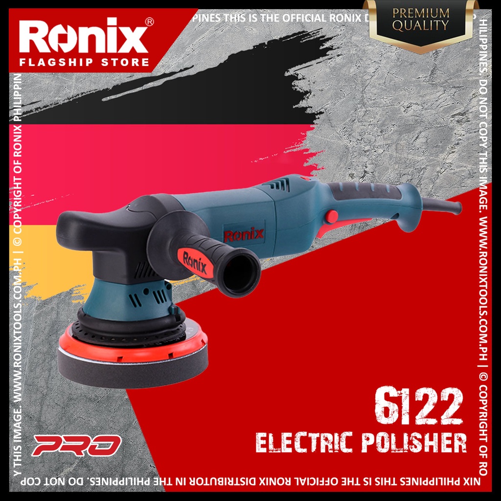 Ronix 6122 Dual Action Polisher 6" 1200W 150mm buffing machine car