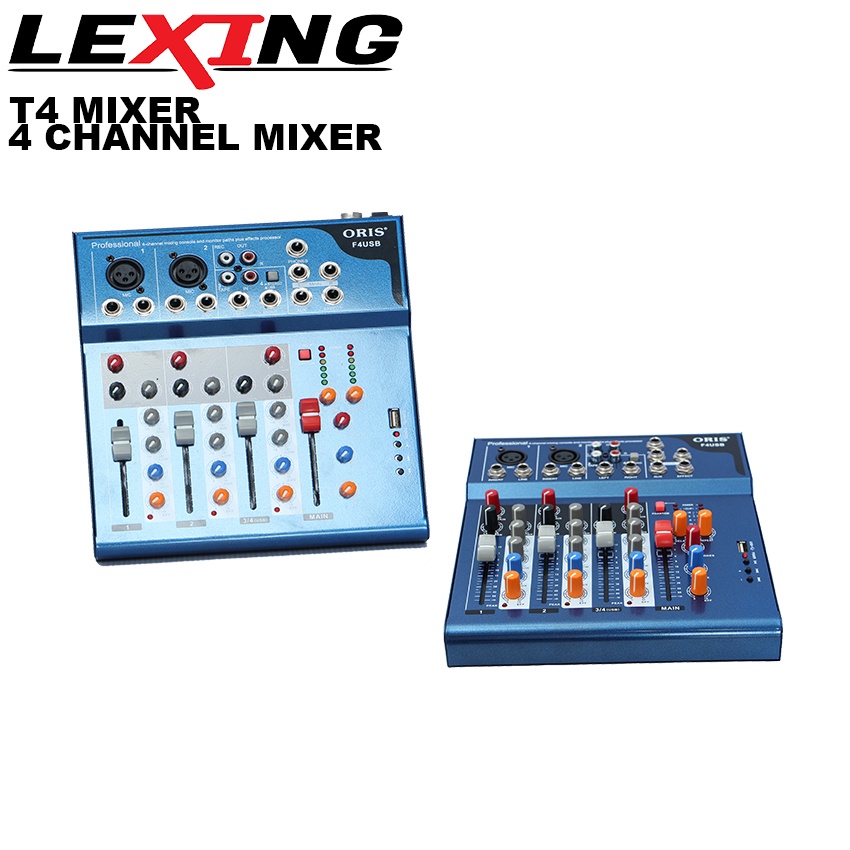 PLARDIN 4 CHANNEL MIXER T4 Shopee Philippines