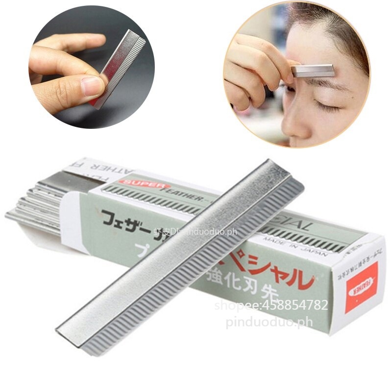 10Pcs/set Eyebrow Trimmer Blade Facial Shaving Blade Hair Removers ...