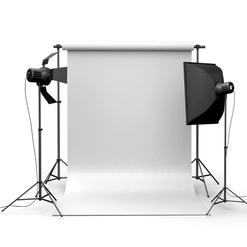 3x5FT Vinyl Pure White Photography Background Studio Backdrop Photo