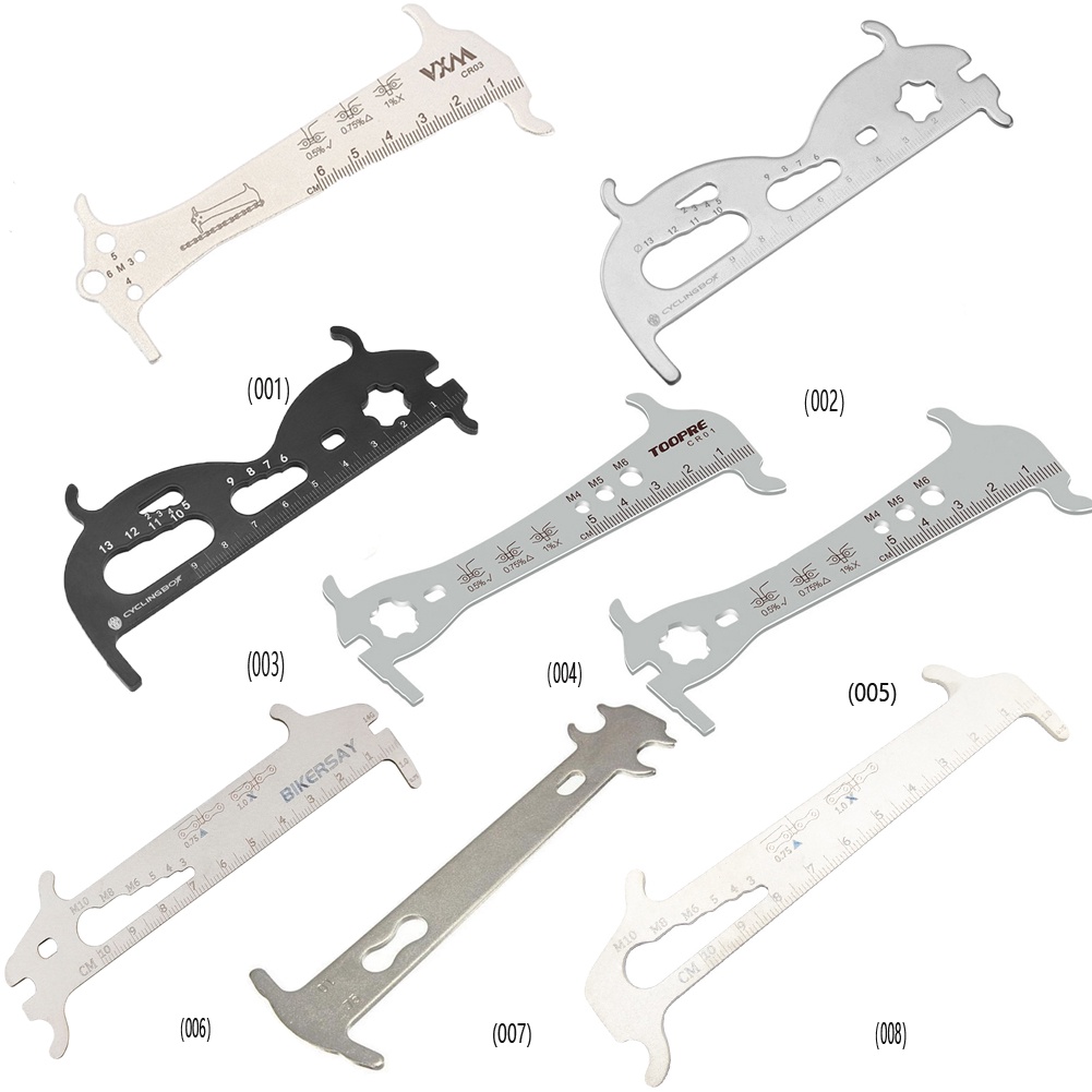 JAE Bike Chain Wear Indicator Ruler Cycling Chains Gauge Measurement ...