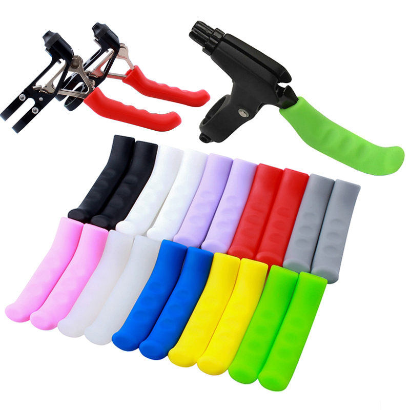 1 Pair Silicone Bicycle Lever Grips Bike Brake Handle Cover Sleeve Bike Brake Lever Protector Shopee Philippines