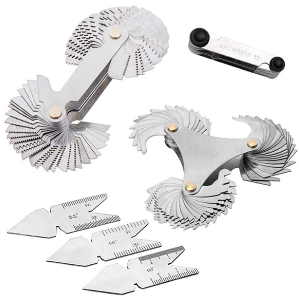 55/60 Degree Metric Inch Thread Plug Gauge Gear Tooth Screw Pitch