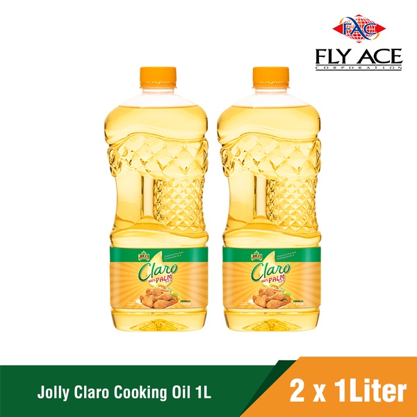 Jolly Claro Cooking Oil PET 1L x 2 | Shopee Philippines