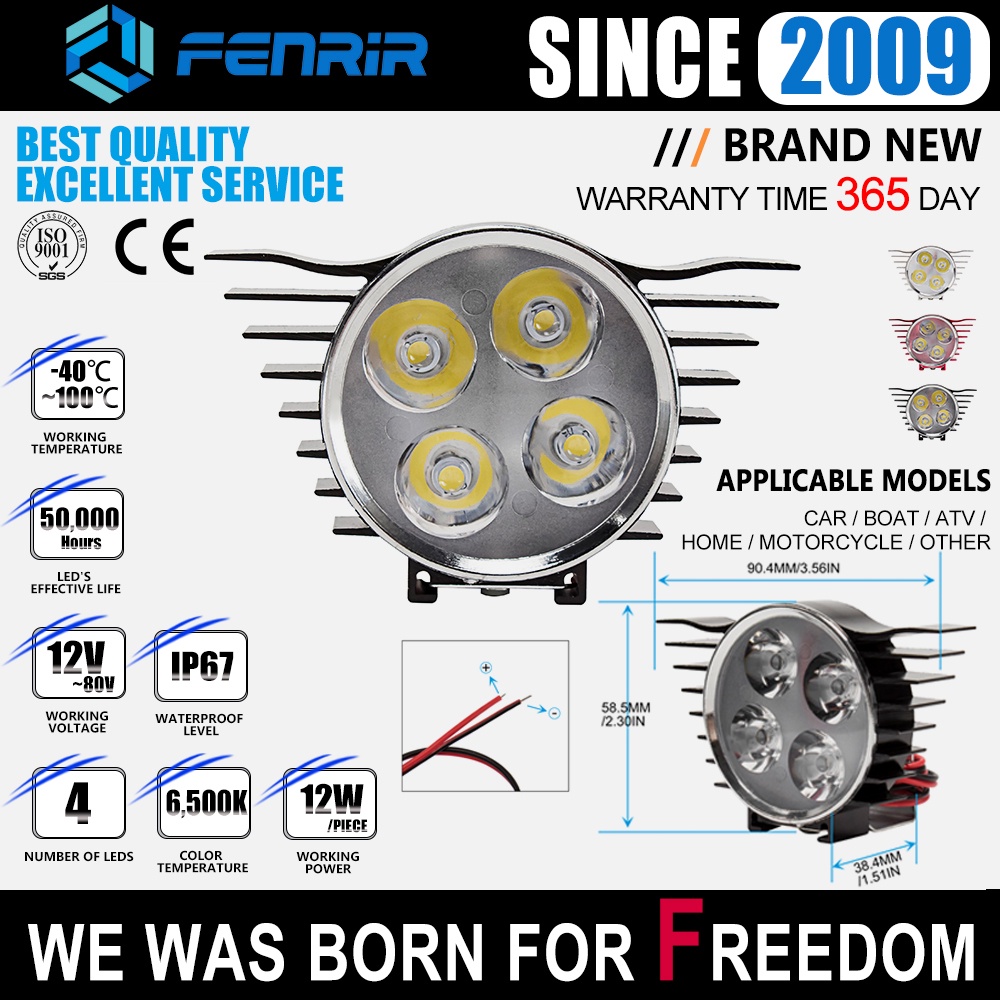 Led Working Lights Work Light Bar Car 12V 24V 4x4 Daytime Running