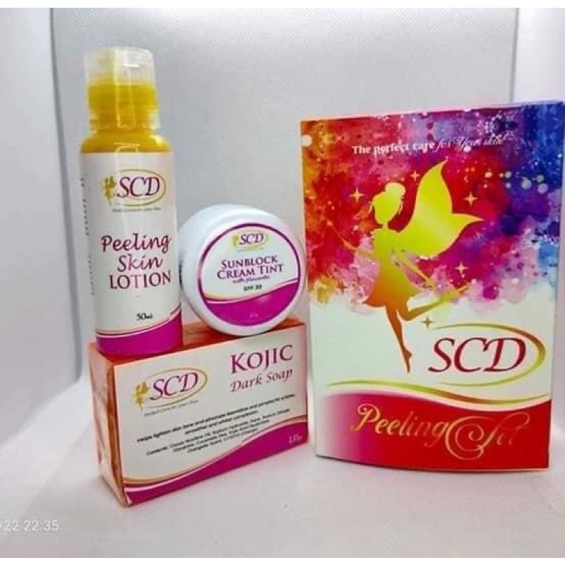 SCD PEELING SKIN LOTION SET (50ml) Shopee Philippines