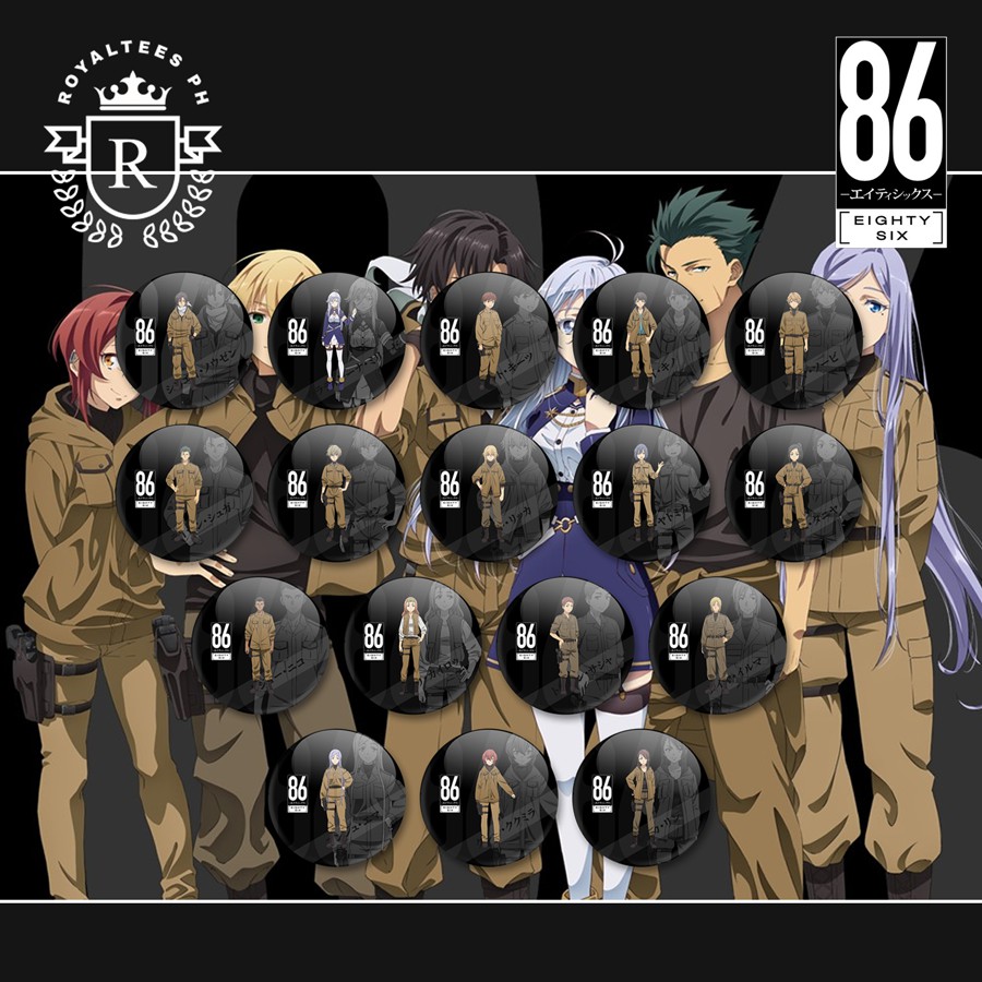 86 Eighty-Six Anime Button Pins / Badge Batch 2 | Shopee Philippines