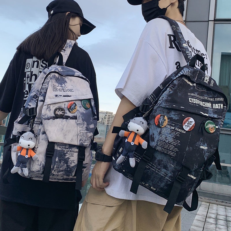 Korean student backpack hotsell