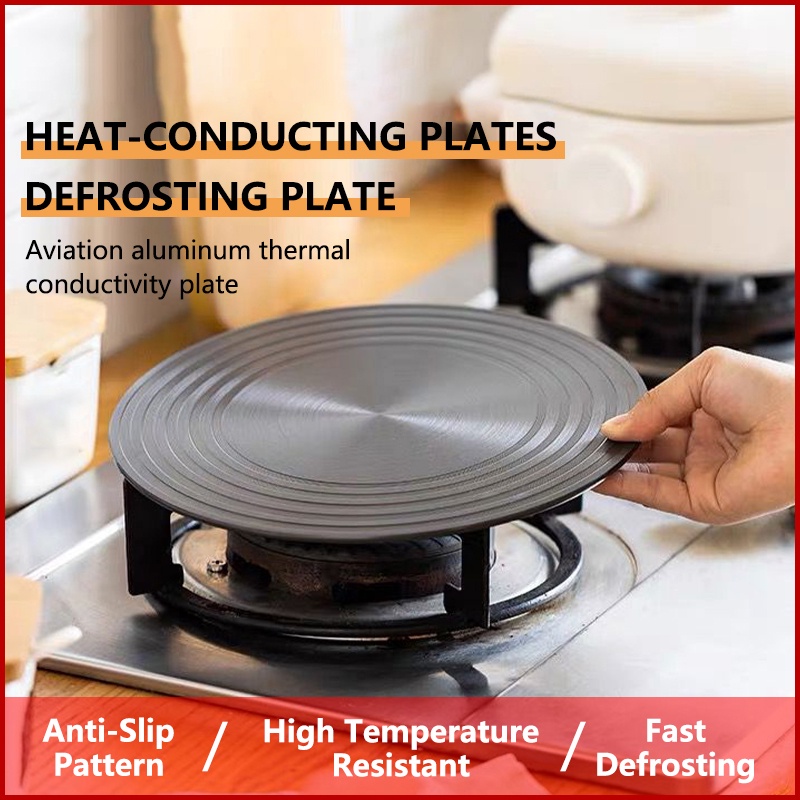 Heat conduction plate Thawing Plate Defrosting Tray stove heat diffuser ...