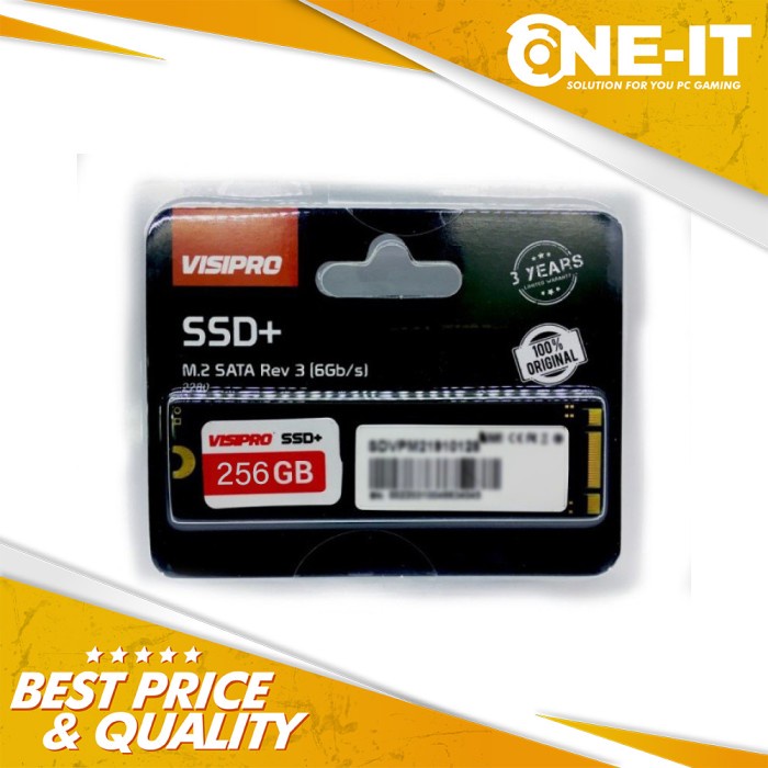 Visipro SSD+ M.2 SATA 256 GB SSD 256GB | Shopee Philippines