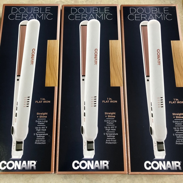 Conair anti frizz double ceramic clearance straightener