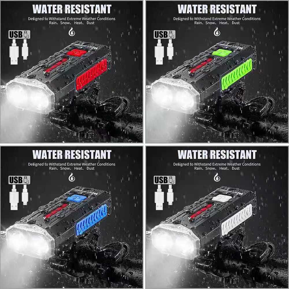COD# Bicycle Headlight Powerful Torch Horn Lights Night Riding Bike ...