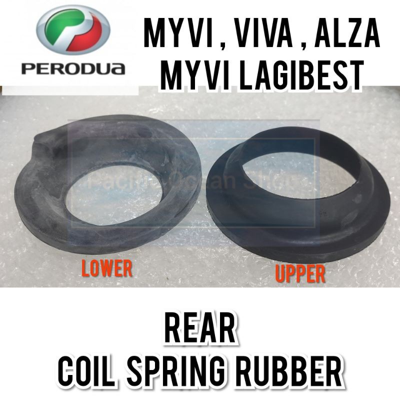 COIL SPRING RUBBER (REAR)PERODUA MYVI,VIVA,ALZA (1PC) GETAH | Shopee ...