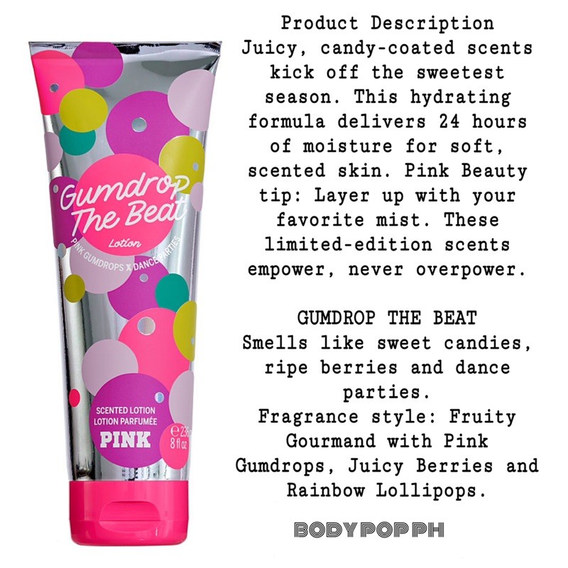 GUMDROP shops THE BEAT LOTION & MIST