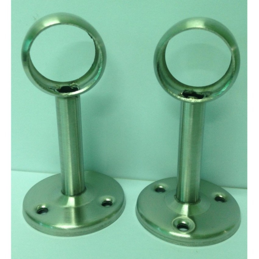 Stainless Curtain Rod Bracket 1'' (Center Post) | Shopee Philippines