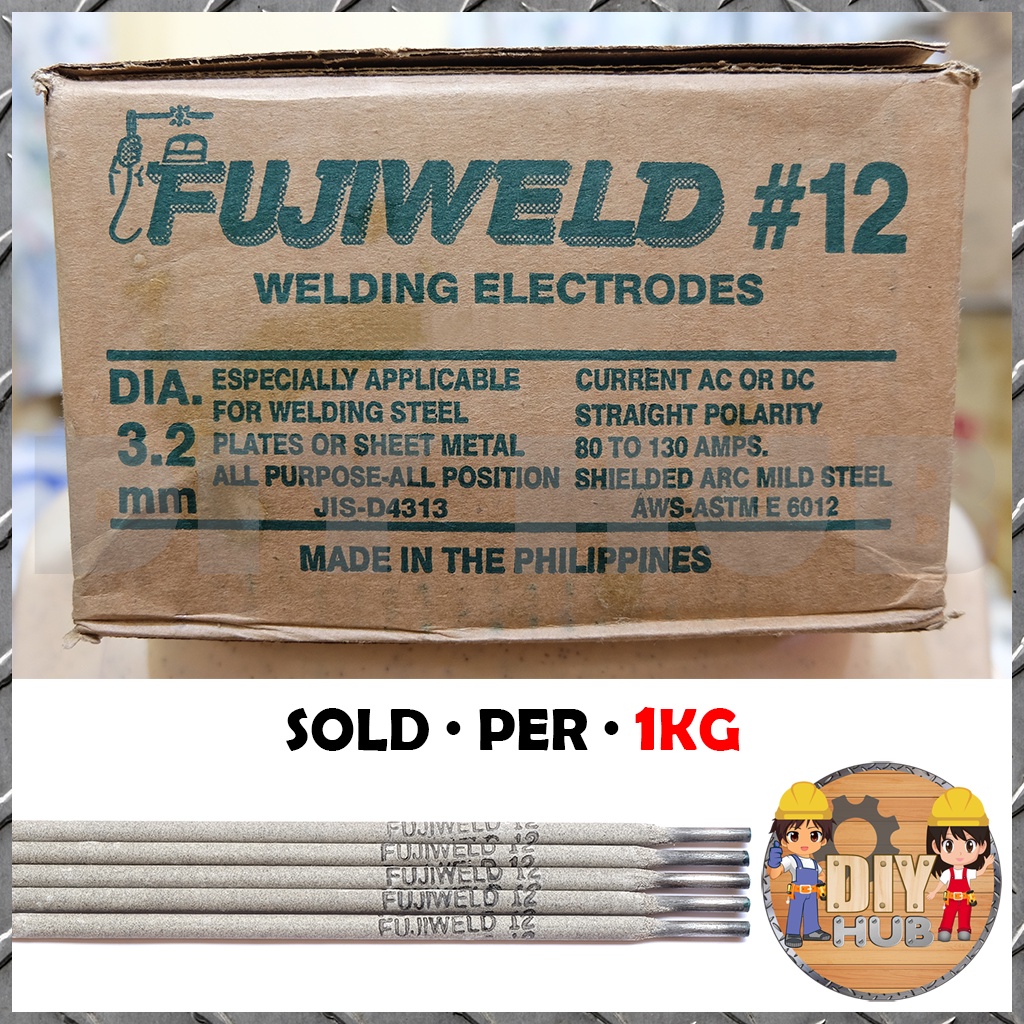 (1KG) FUJIWELD Welding Rod E6011 / E6012 / E6013 / E7018 Shopee