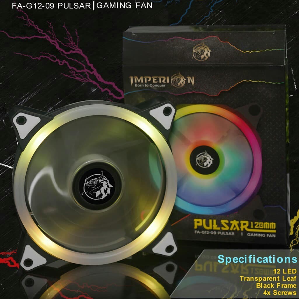 FAN CASING IMPERION PULSAR 12CM LED RGB | Shopee Philippines