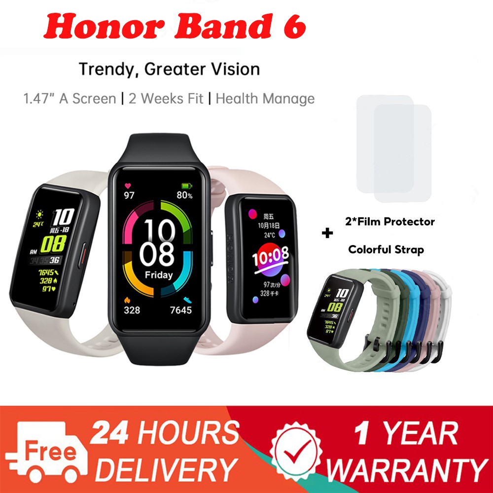 Huawei Honor Band 6 Band6 Smart Bracelet 1.47 Inch Swimming