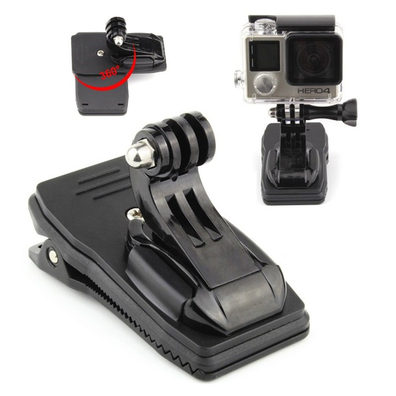 GoPro Ratatable Clip Mount J Hook Buckle Clamp for Backpack Action ...