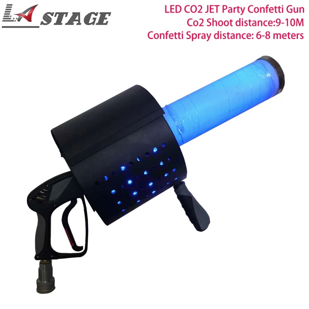 Free Shipping LED CO2 JET Party Confetti Gun Stage Confetti Streamer ...