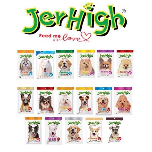 Jerhigh DOG TREATS for DOGS Adult Puppy 70g & 50g Dog Snack Snacks 50 ...