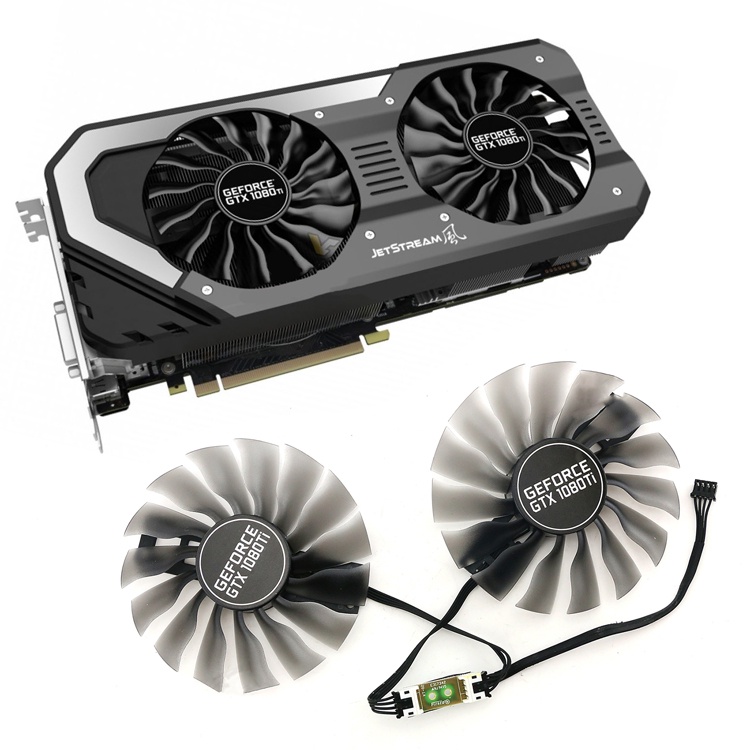 Video Card Graphics FD10015H12S/GAA8S2U Cooling Fan for PALIT GeForce ...