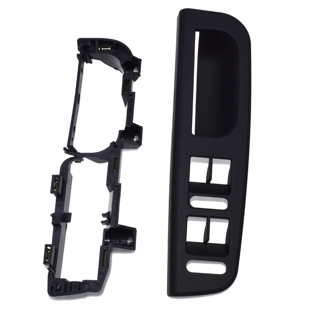 2Pcs Black Window Bezel Panel Trim Bezel Braket For VW MK4 Jetta Golf ...