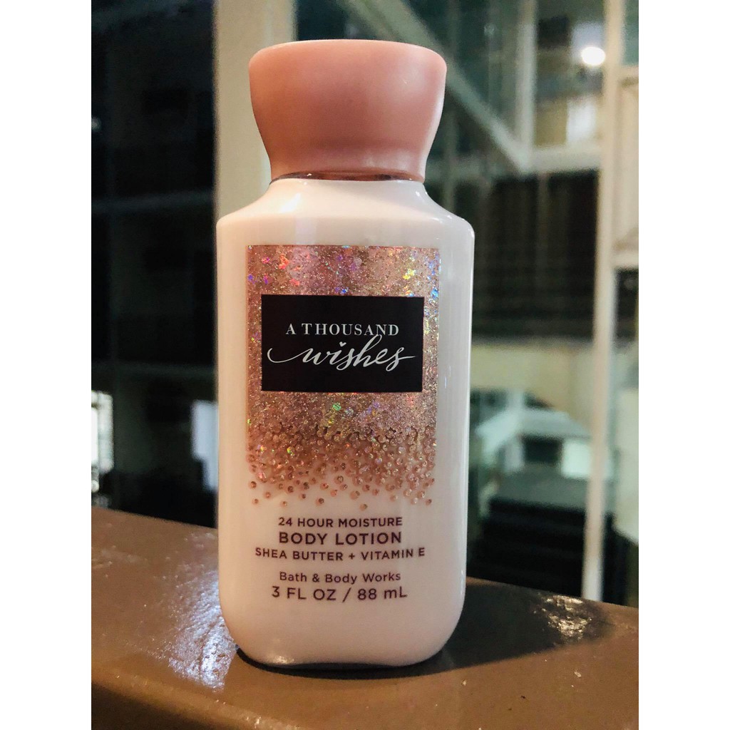 A Thousand Wishes Bath & Body Works Body Lotion (Travel Size) Shopee