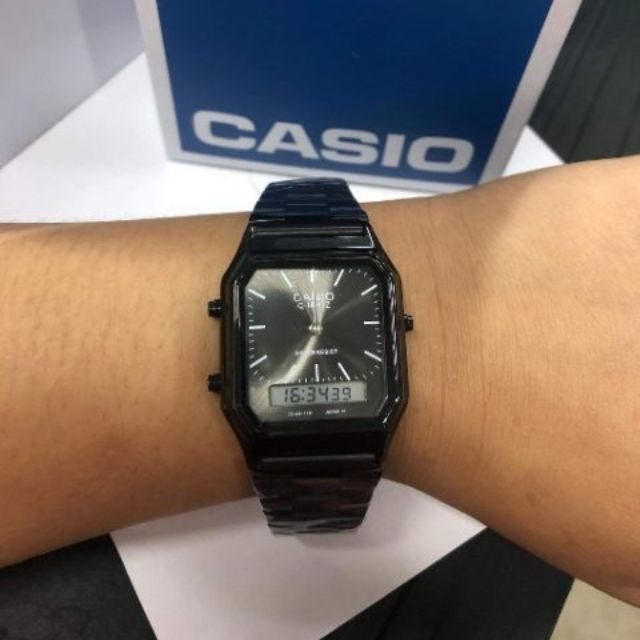 Casio aq 230 discount black