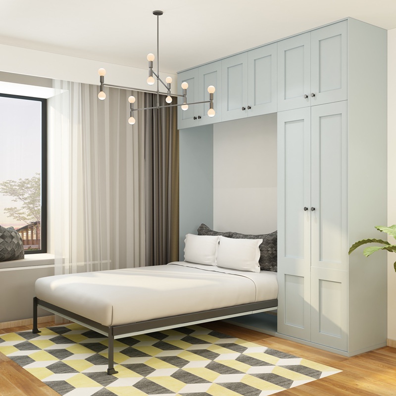 Invisible Bed Folding Bed Vertical Flip Bed Wall Murphy Bed Bed with